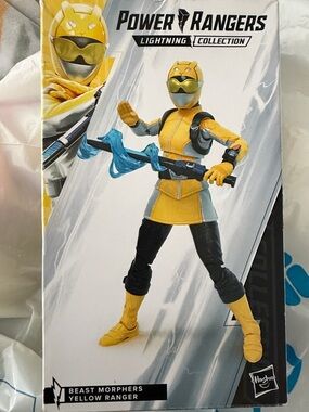 Hasbro Yellow and Black Power Rangers Lightning Collection Figure